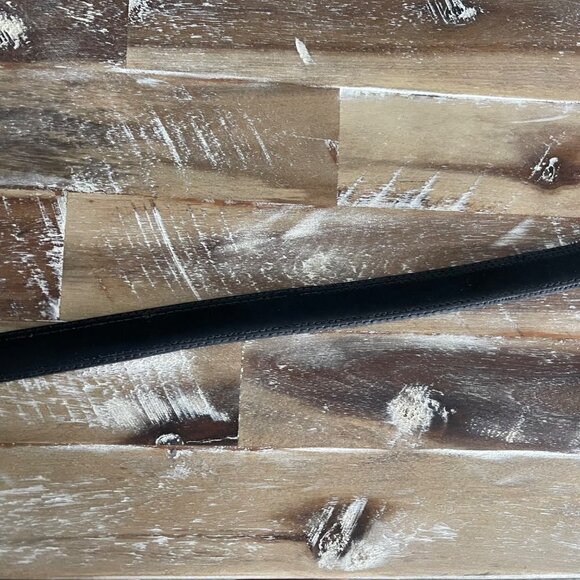 Oleg Cassini Vintage Glove Leather Black Belt Size 38 - Picture 10 of 16